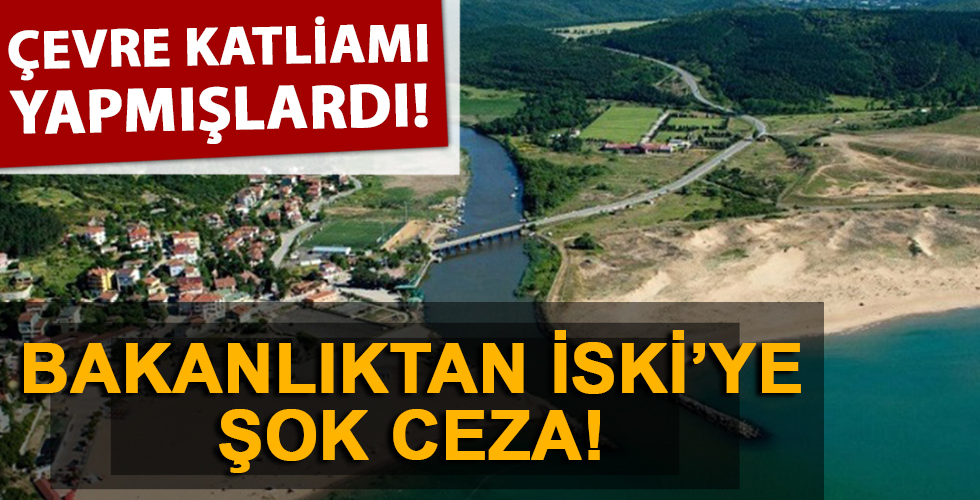 Bakanlıktan Riva'da çevre katliamı yapan İSKİ'ye ceza