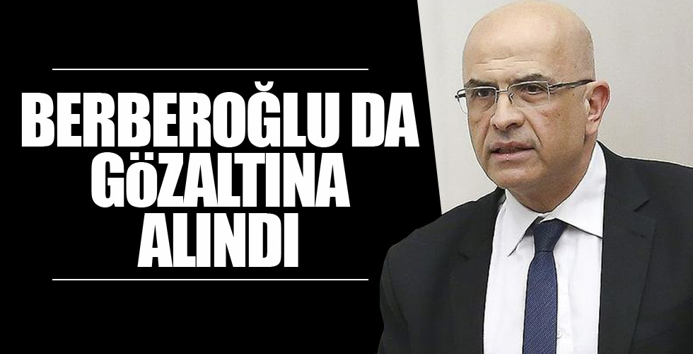 Enes Berberoğlu gözaltına alındı!