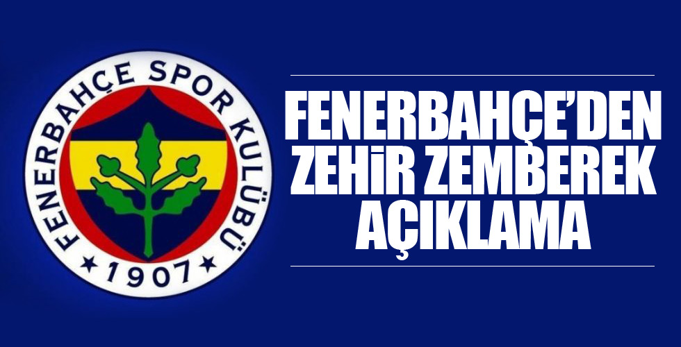 Fenerbahçe'dan açıklama: Rezalettir!