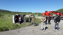 Erzincan'da Yolcu Otobüsü Devrildi Açıklaması 19 Yaralı Haberi