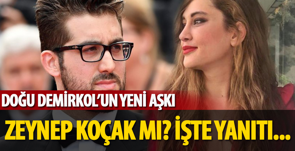 Komedyen Doğu Demirkol'un yeni aşkı oyuncu Zeynep Koçak mı?