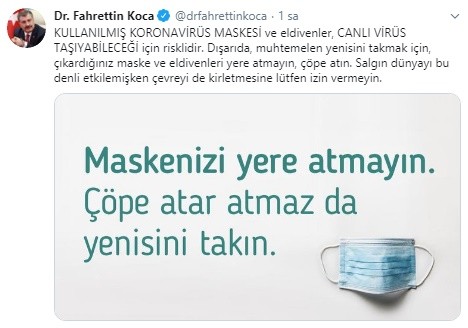 Bakan Koca bir kez daha uyardı!