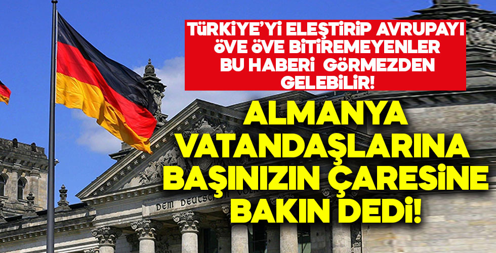 Almanya'dan Türkiye açıklaması!