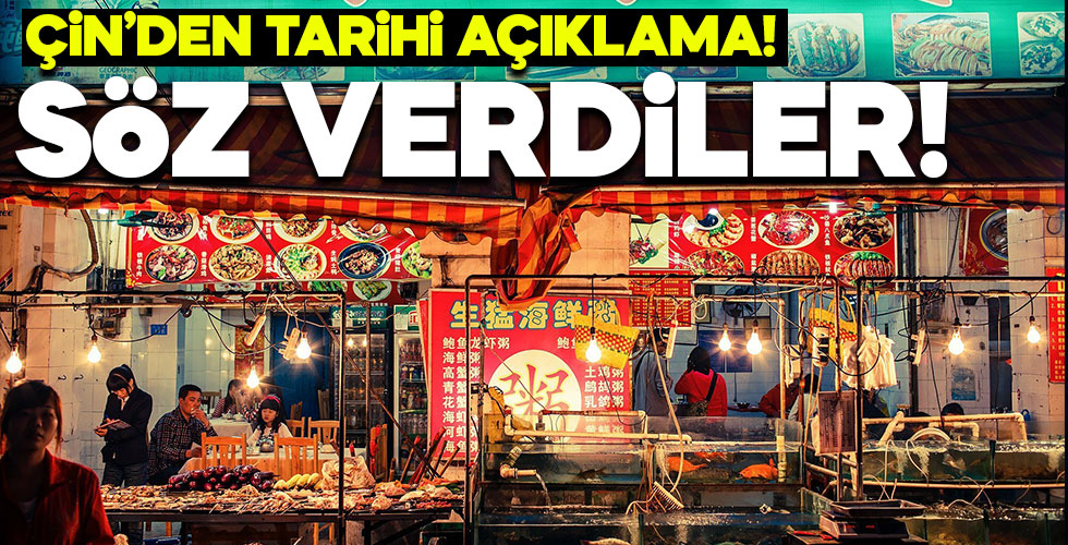 Çin'den tarihi açıklama!
