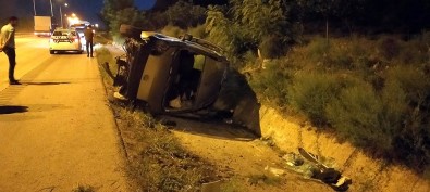 Kontrolden Çıkan Otomobil Takla Attı Açıklaması 5 Yaralı