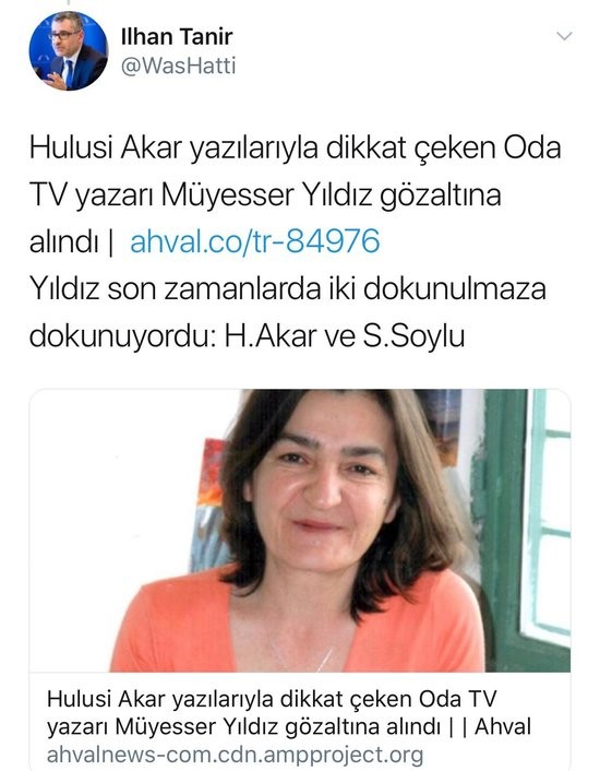 FETÖ firarileri ODA TV’ye sahip çıktı