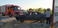 Denizli'de 2 Otomobilin Çarpıştığı Kazada 3 Kişi Yaralandı Haberi
