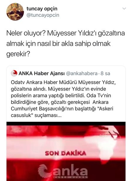 FETÖ firarileri ODA TV’ye sahip çıktı