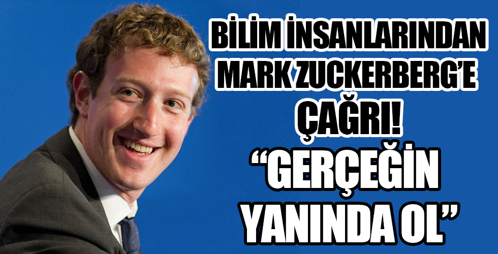 Bilim insanları'ndan Mark Zuckerberg’e çağrı