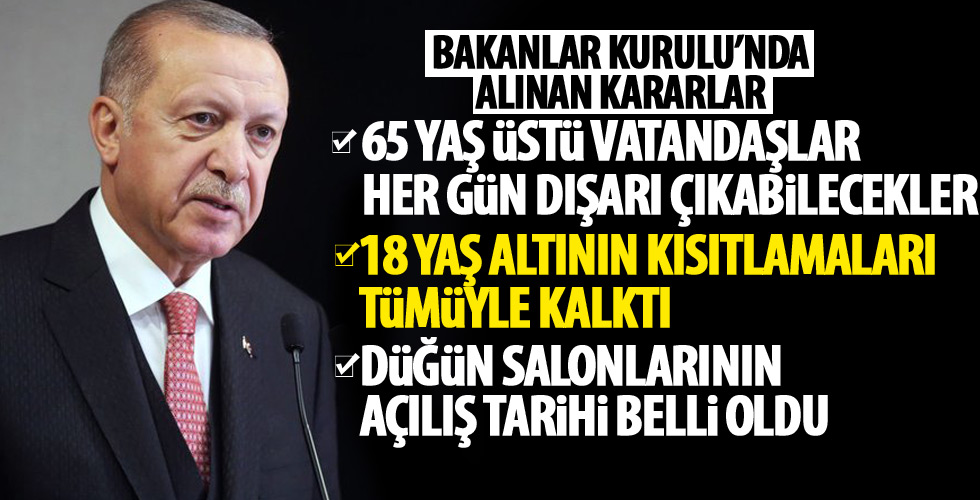 Cumhurbaşkanı yeni alınan kararları açıkladı!