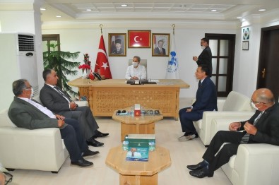 MHP'den Başkan Akkaya'ya Ziyaret