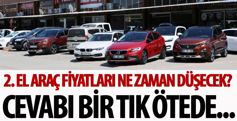 2. el araç fiyatlarının düşeceği tarih açıklandı