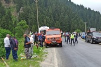 Erzurum'da Otomobil Şarampole Uçtu Açıklaması 1 Ölü, 3 Yaralı Haberi