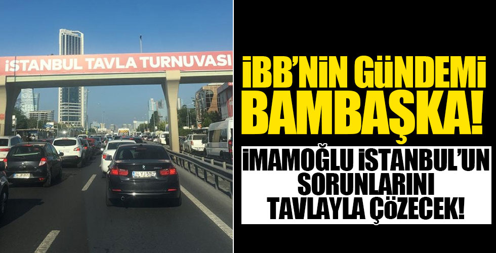 İBB'nin gündemi bambaşka!