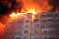 Yozgat'ta Bir Apartmanın Çatısında Çıkan Yangın Yan Apartmanın Çatısına Sıçradı