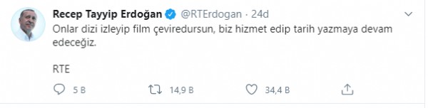 Başkan Erdoğan'dan anlamlı sözler!
