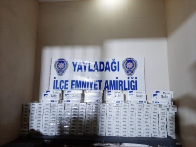 Hatay'da Kaçak Sigara Operasyonu