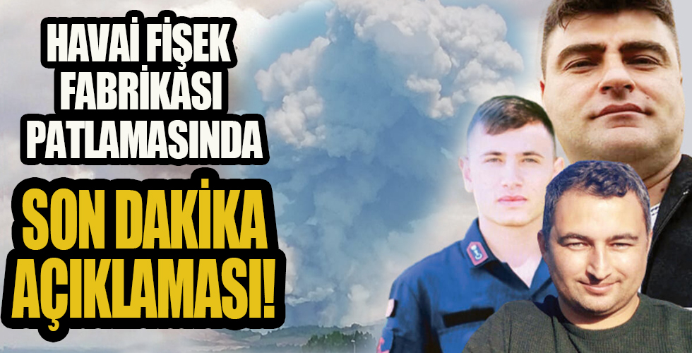 Jandarma Genel Komutanlığından 'havai fişek fabrikası' açıklaması