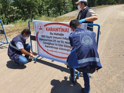 150 Kişi Yaşayan Süleler Köyü Karantinaya Alındı