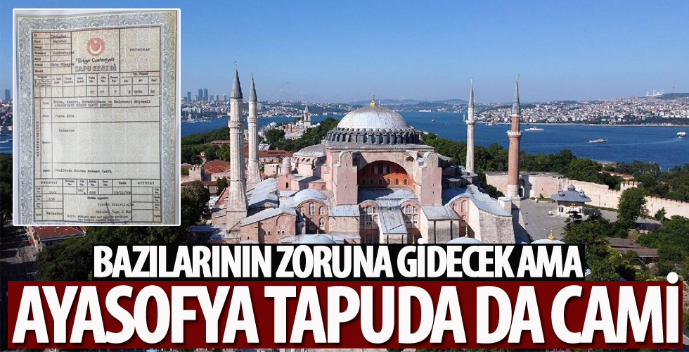 Ayasofya tapuda da cami