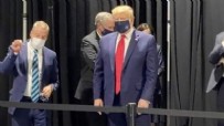 TRUMP - Trump ilk kez maske taktı