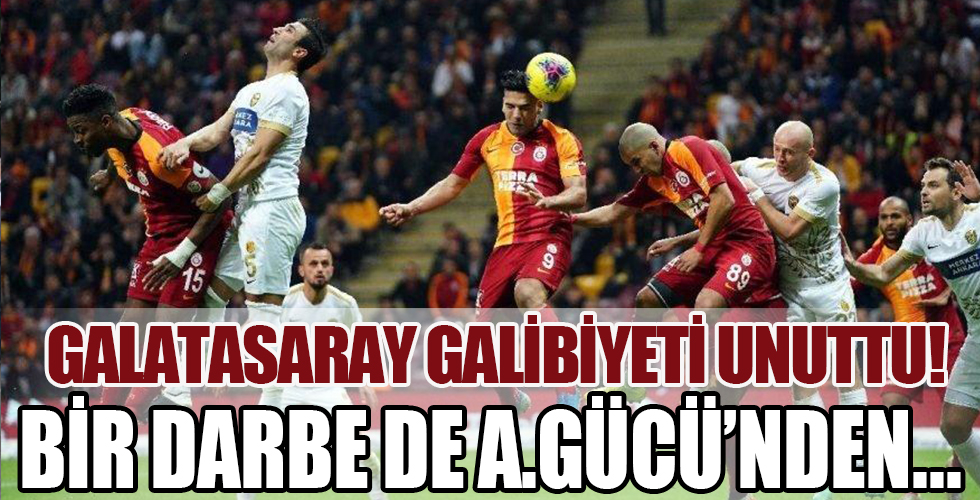 Galatasaray'a bir darbede Ankaragücü'nden