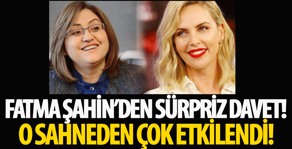 Fatma Şahin'den sürpriz davet...