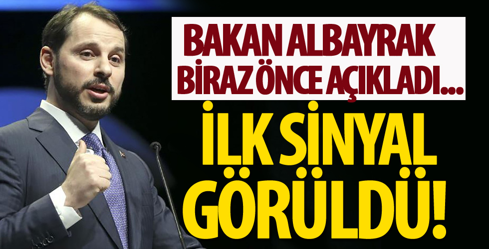 Hazine ve Maliye Bakanı Berat Albayrak'tan sanayi üretimi açıklaması
