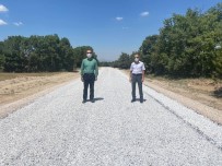 Altıntaş'ta Yol Çalışmaları