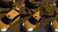 CEP TELEFONU - Ataşehir'de taksici terörü! Müşteriyi yumruklayıp yere serdi...