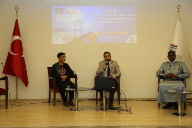 Karabük'te '15 Temmuz Darbe Girişiminin Uluslararası Öğrencilerin Eğitimine Etkileri' Paneli