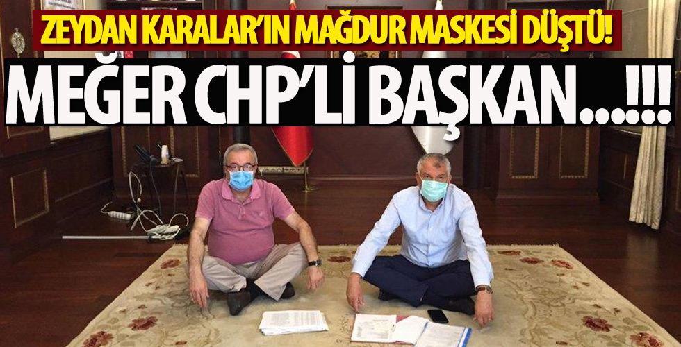 CHP'li Zeydan Karalar’ın ‘haciz mağduru’ maskesi düştü