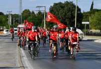 Şehitlere Saygı İçin Pedal Çevirdiler