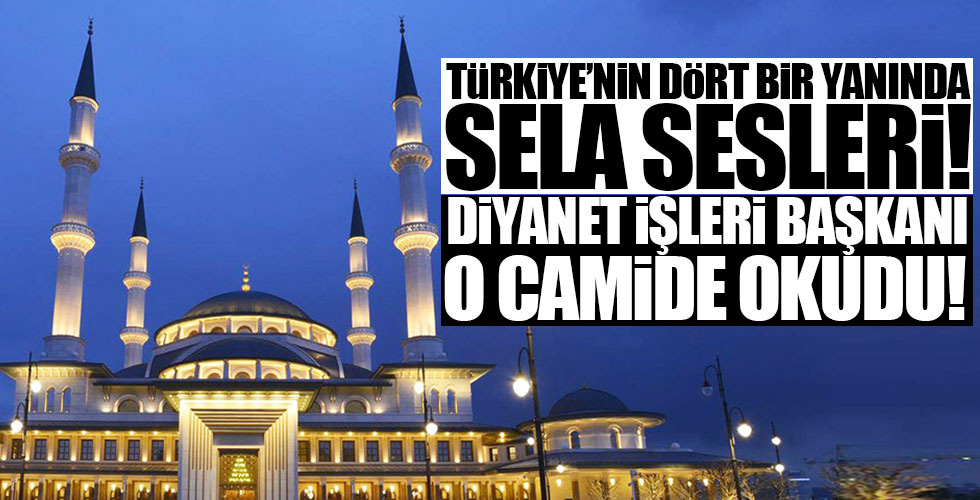 Tüm camilerde selalar okunuyor!