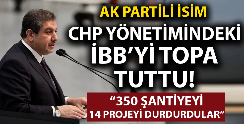 AK Parti Esenler Belediye Başkanı Tevfik Göksu İBB'yi topa tuttu