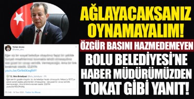CHP'li Bolu Belediyesi'nin hakaretlerine Türker Akıncı'dan tokat gibi yanıt!