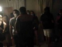 Rezidansta böyle yakanlandılar!