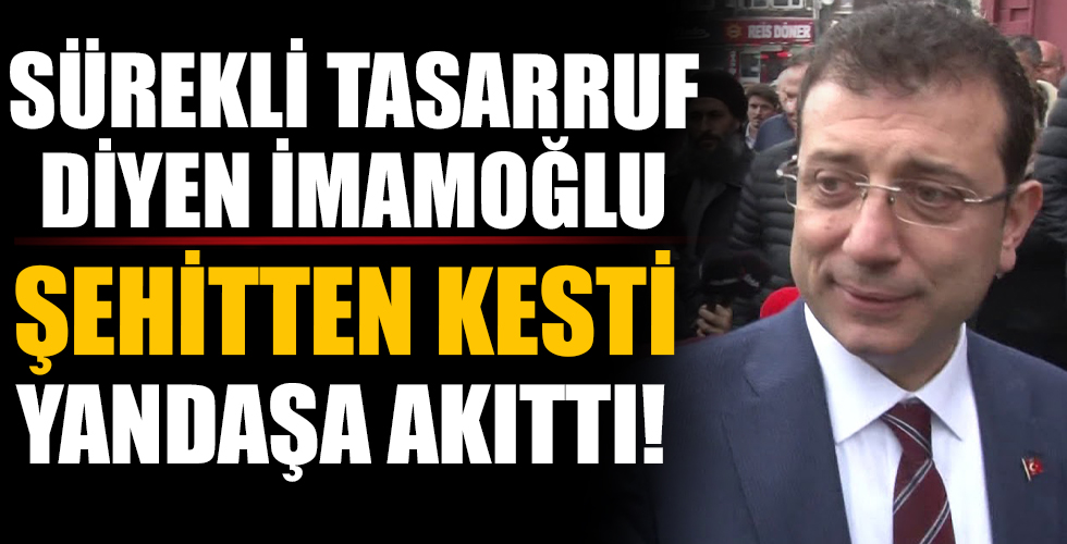 Şehitten kesti yandaşa akıttı!