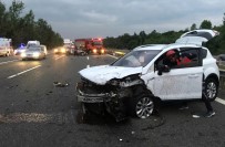 TEM Otoyolunda Kaza Açıklaması 2 Ölü, 5 Yaralı