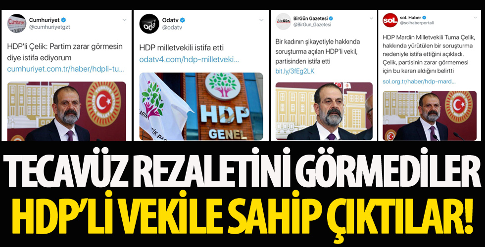 Malum medya HDP'li Tuma Çelik'e sahip çıktı!