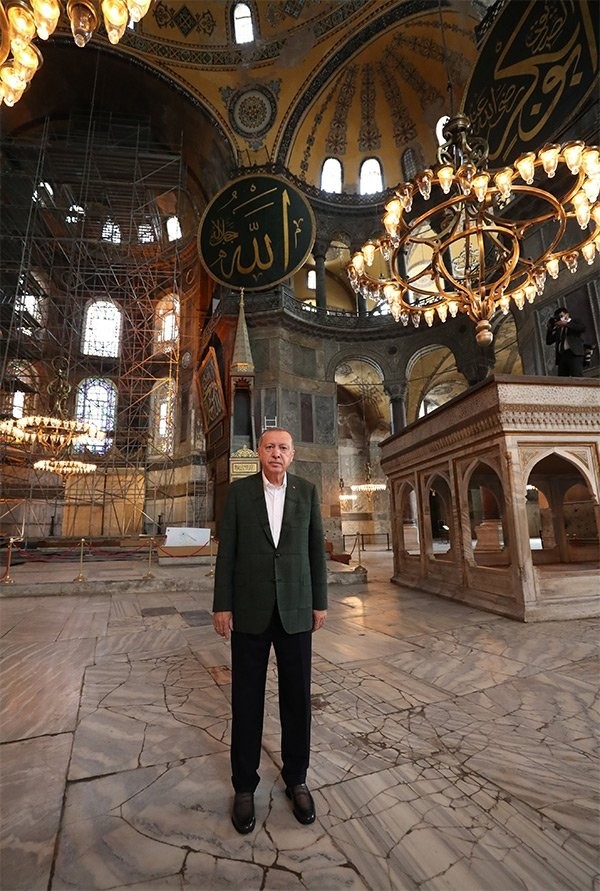 Başkan Erdoğan Ayasofya'da