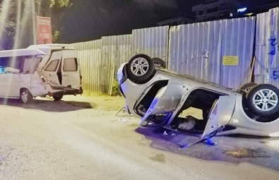 Maltepe Sahil Yolunda Takla Atan Aracın Sürücüsü Kayıplara Karıştı Açıklaması 3 Kişi Yaralandı