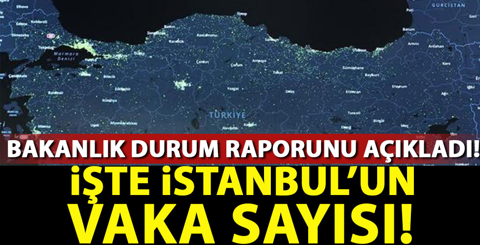 Bakanlık tek tek paylaştı! İşte İstanbul'un vaka sayısı!