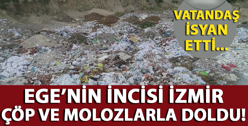 İzmir'in Gaziemir ve Bornova ilçelerinde vatandaşlardan belediyelere 'moloz kirliliği' tepkisi