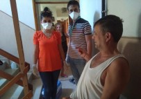 Erdek'te 'Çat Kapı' Korona Virüs Testi