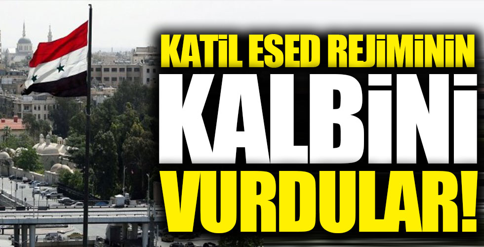 Esed rejiminin kalbine hava saldırısı!