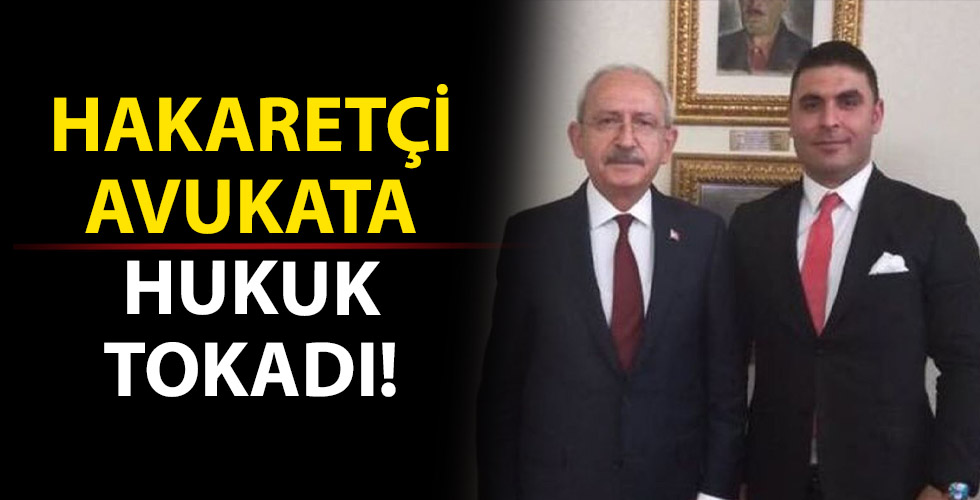 Hakaretçi avukata hukuk tokadı!