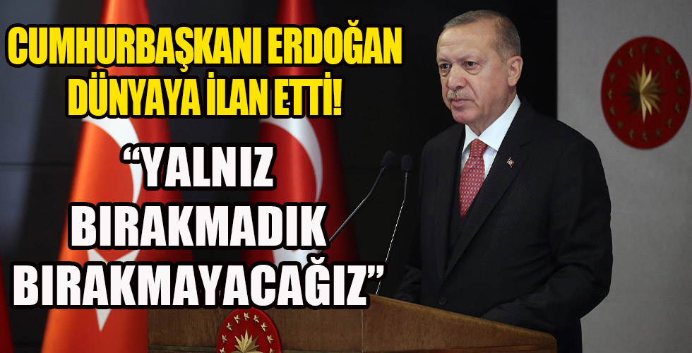 Cumhurbaşkanı Erdoğan konuşuyor