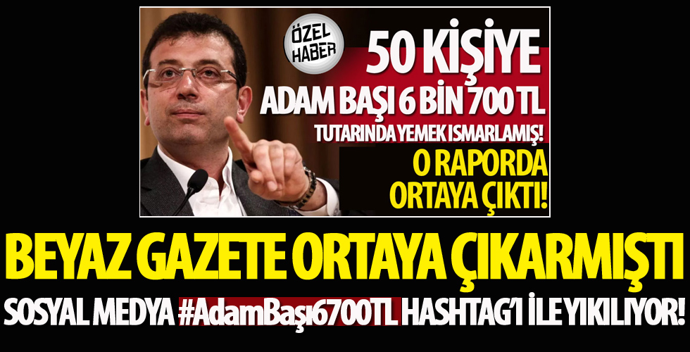 Ekrem İmamoğlu'na tepki çığ gibi!