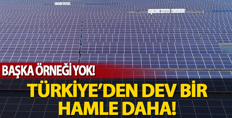 Türkiye'den dev bir enerji hamlesi daha! Avrupa'da başka bir örneği yok